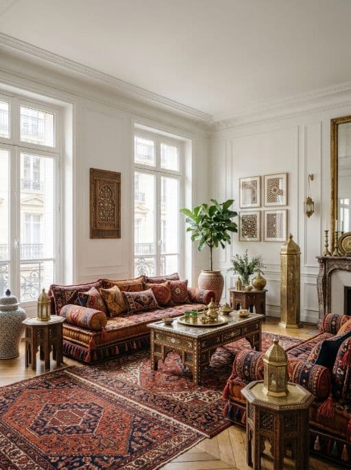 Raum im Stil Orientalisch neu gestaltet