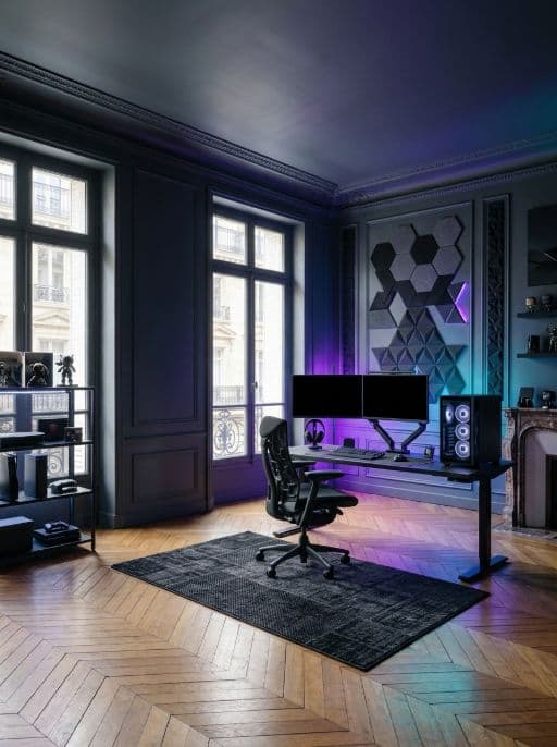 Raum im Stil Gaming-Zimmer neu gestaltet