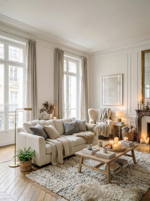Raum im Stil Hygge neu gestaltet