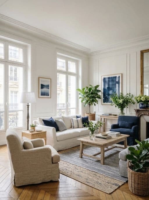 Raum im Stil Seehaus neu gestaltet