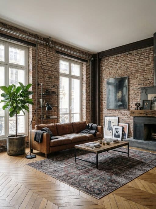 Raum im Stil New-York-Loft neu gestaltet