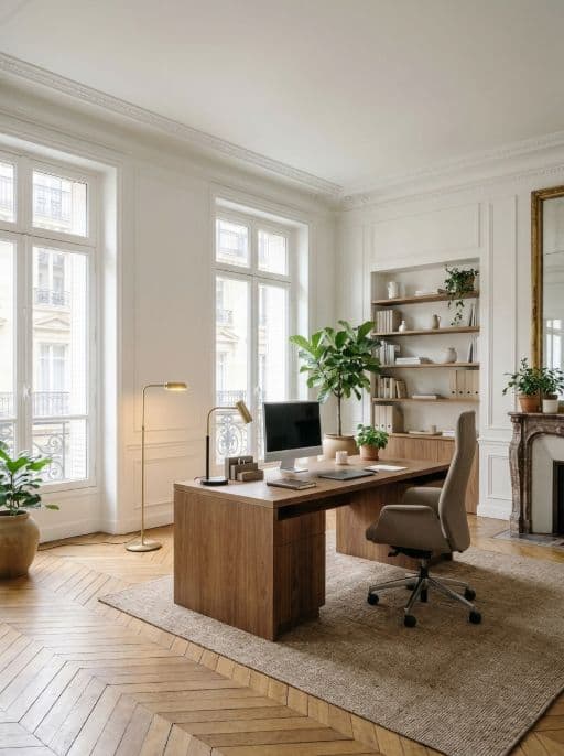 Raum im Stil Homeoffice neu gestaltet