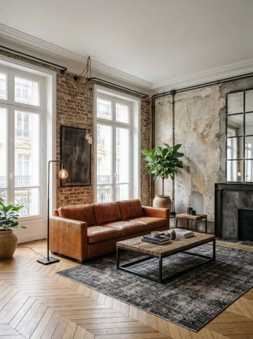 Raum im Stil Industrial neu gestaltet