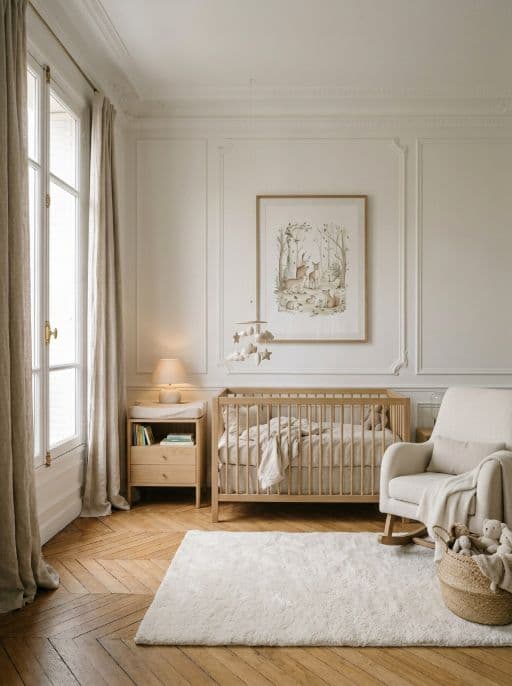 Raum im Stil Babyzimmer neu gestaltet
