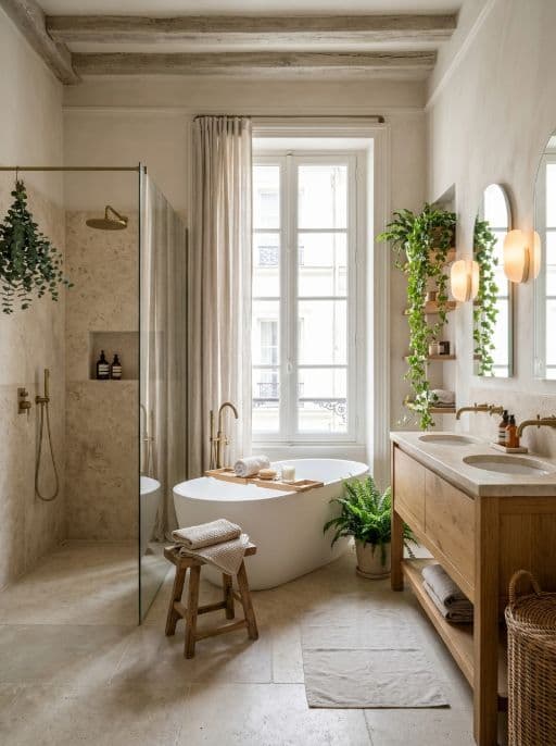 Raum im Stil Spa-Bad neu gestaltet